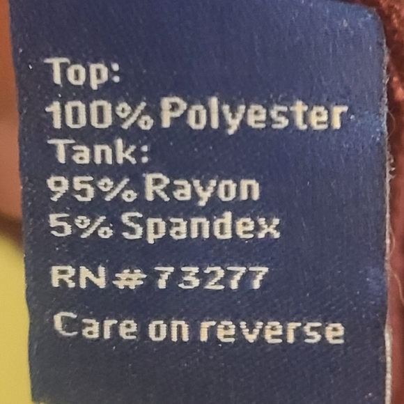 🏷3/$15🏷 Apt 9 Layered Maroon Blouse Top - Medium - Picture 5 of 6